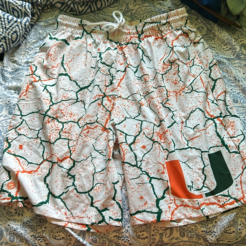 Medium Miami Hurricane shorts